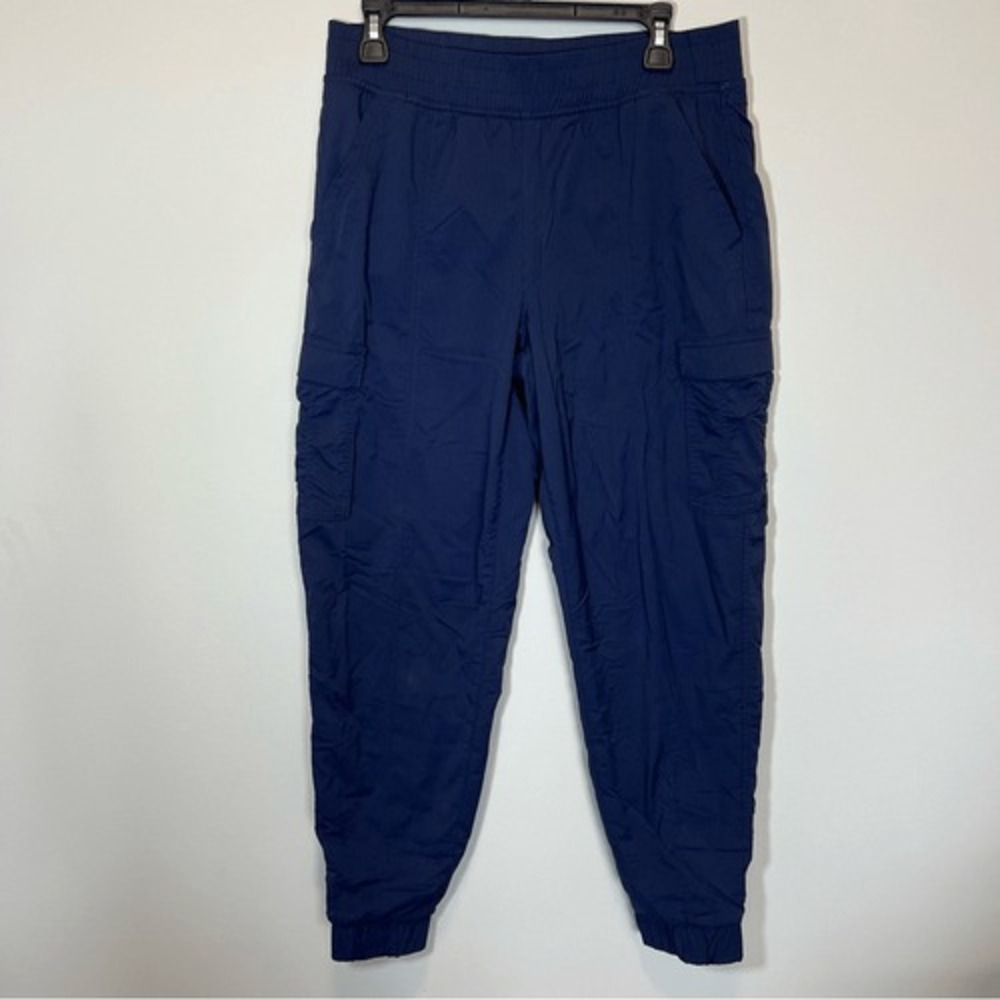 Eddie Bauer Women's Navy Blue Fleece Lined Joggers Medium